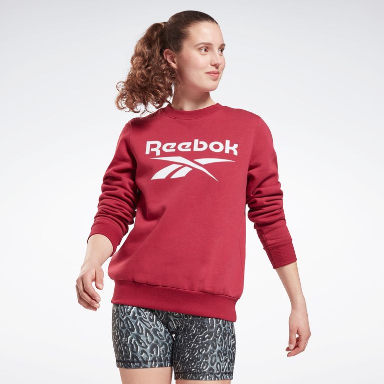 Buzo de cuello redondo Reebok Identity Logo Fleece