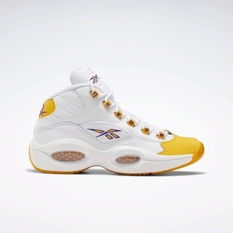 Reebok question mid store hombre naranja