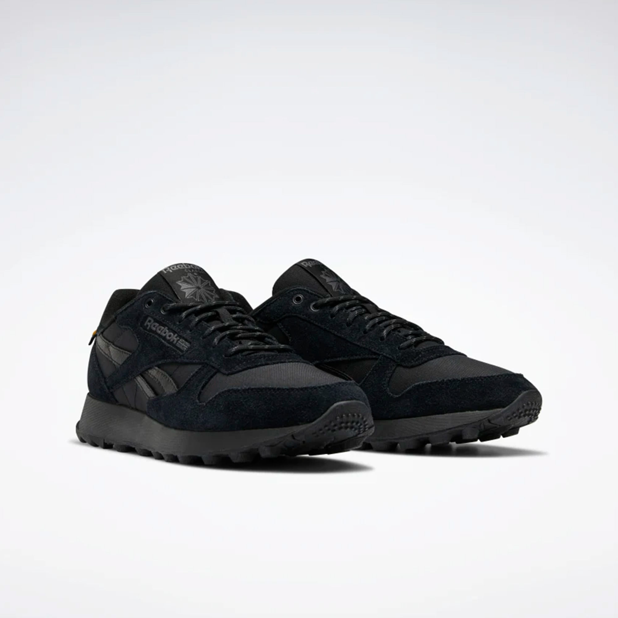 reebok classic metallic schwarz