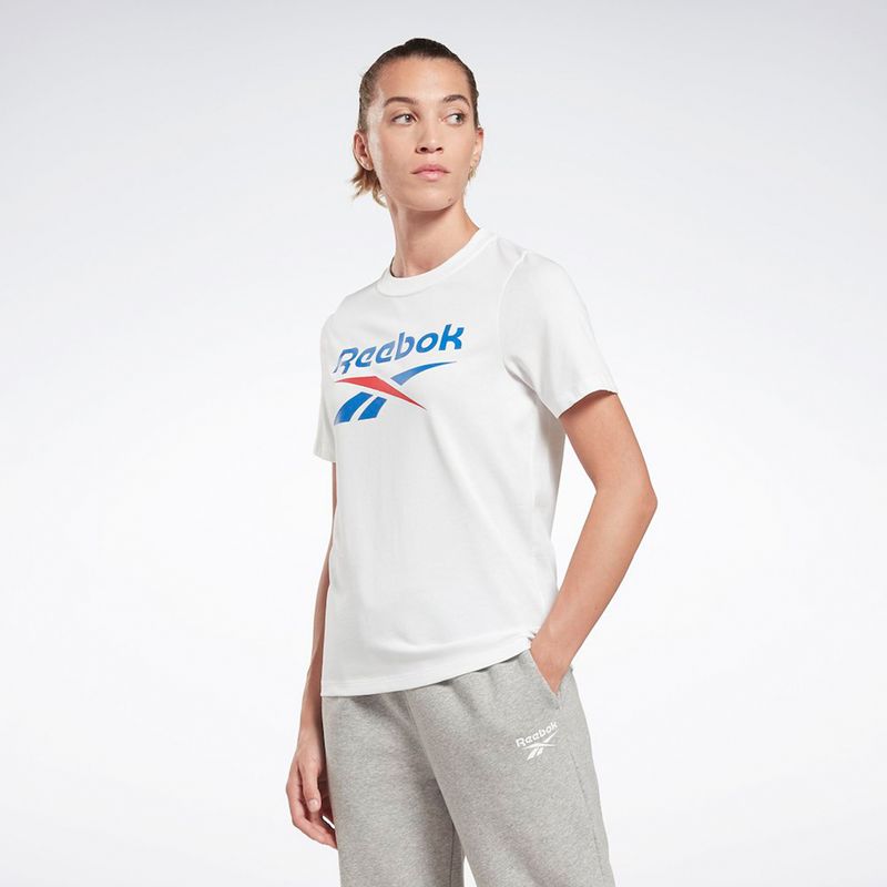 Camiseta reebok cheap classic mujer blanco