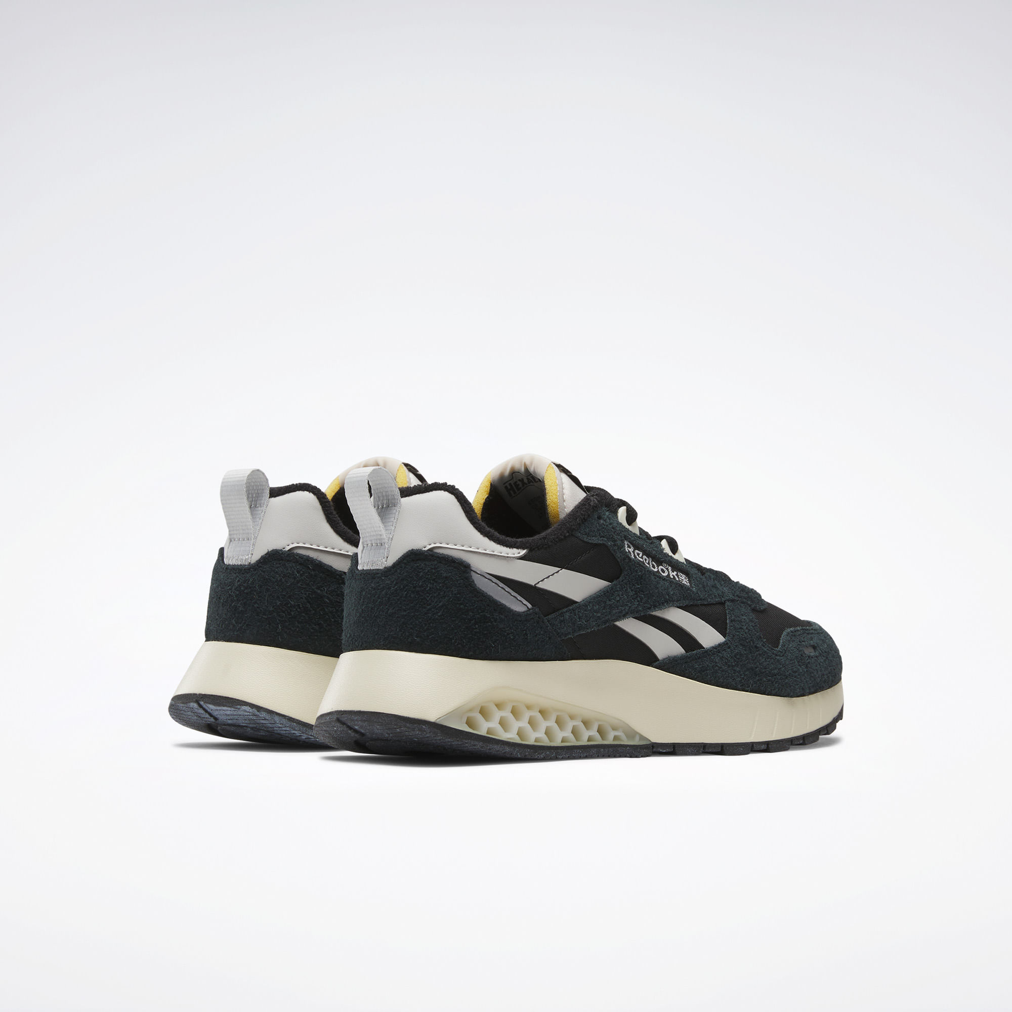 reebok classics black classic leather clean exotics