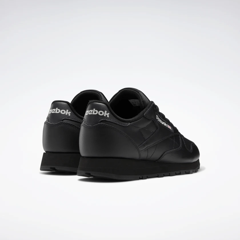 reebok classic running sneaker black